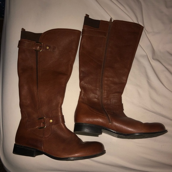 naturalizer wide calf boots dillards